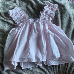 Pink Ruffle Zara Shirt